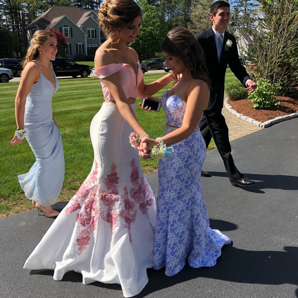 Ellie Wilde two piece prom dress